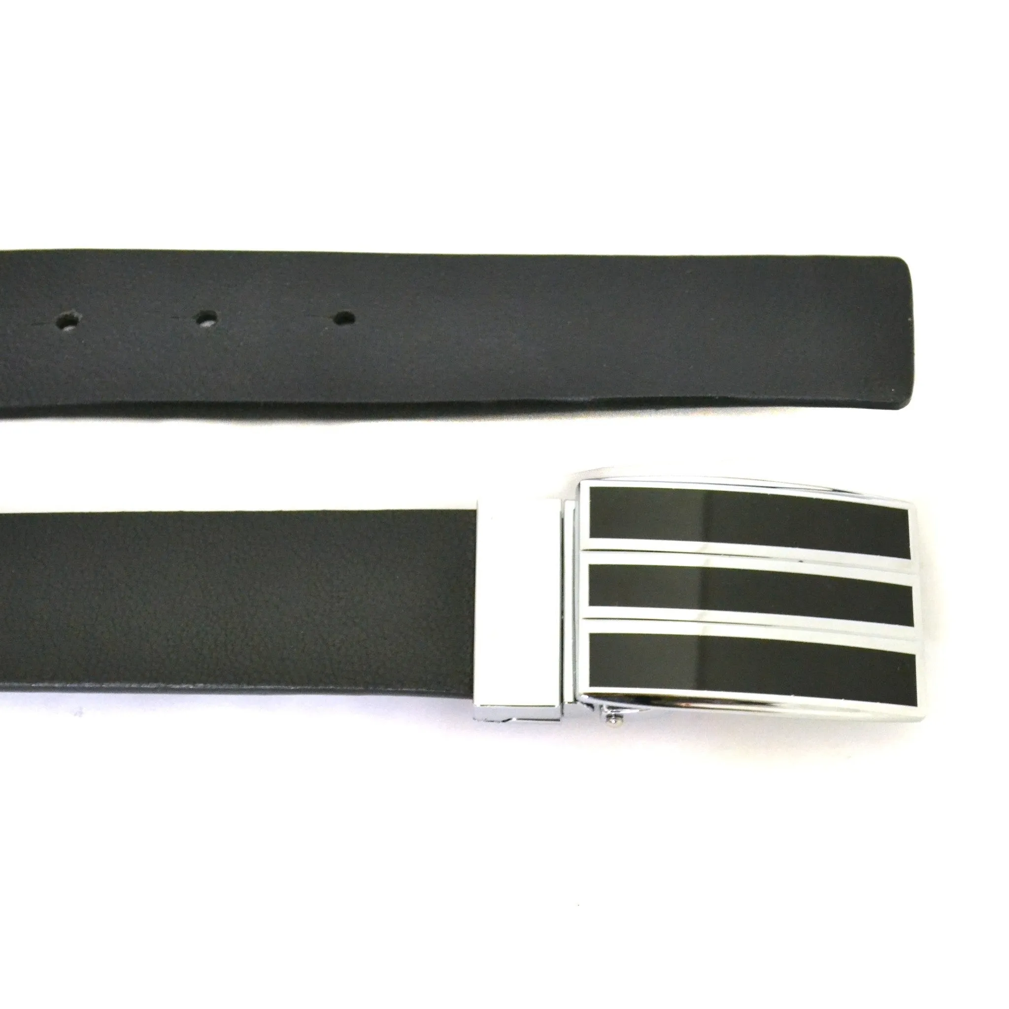 MADDOX - Menš Reversible Black and Brown Leather Belt