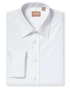 Medium Spread Broadcloth Tuxedo Shirt - Tailored