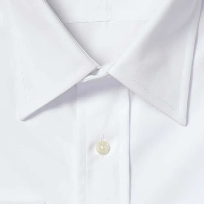 Medium Spread Broadcloth Tuxedo Shirt - Tailored