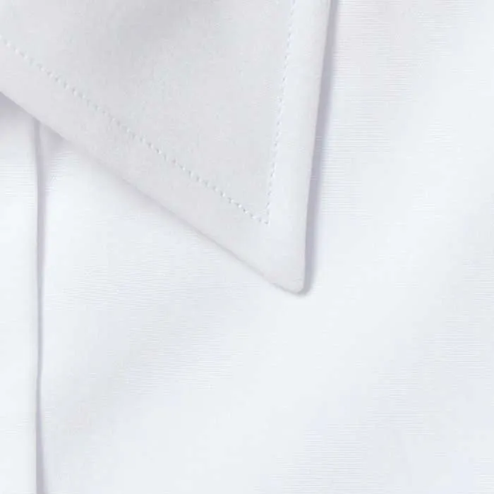 Medium Spread Broadcloth Tuxedo Shirt - Tailored