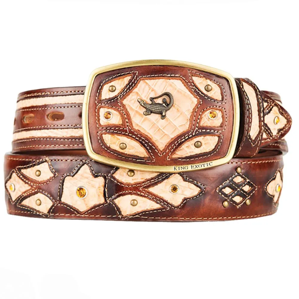 Men's Caiman Western Fashion Belts