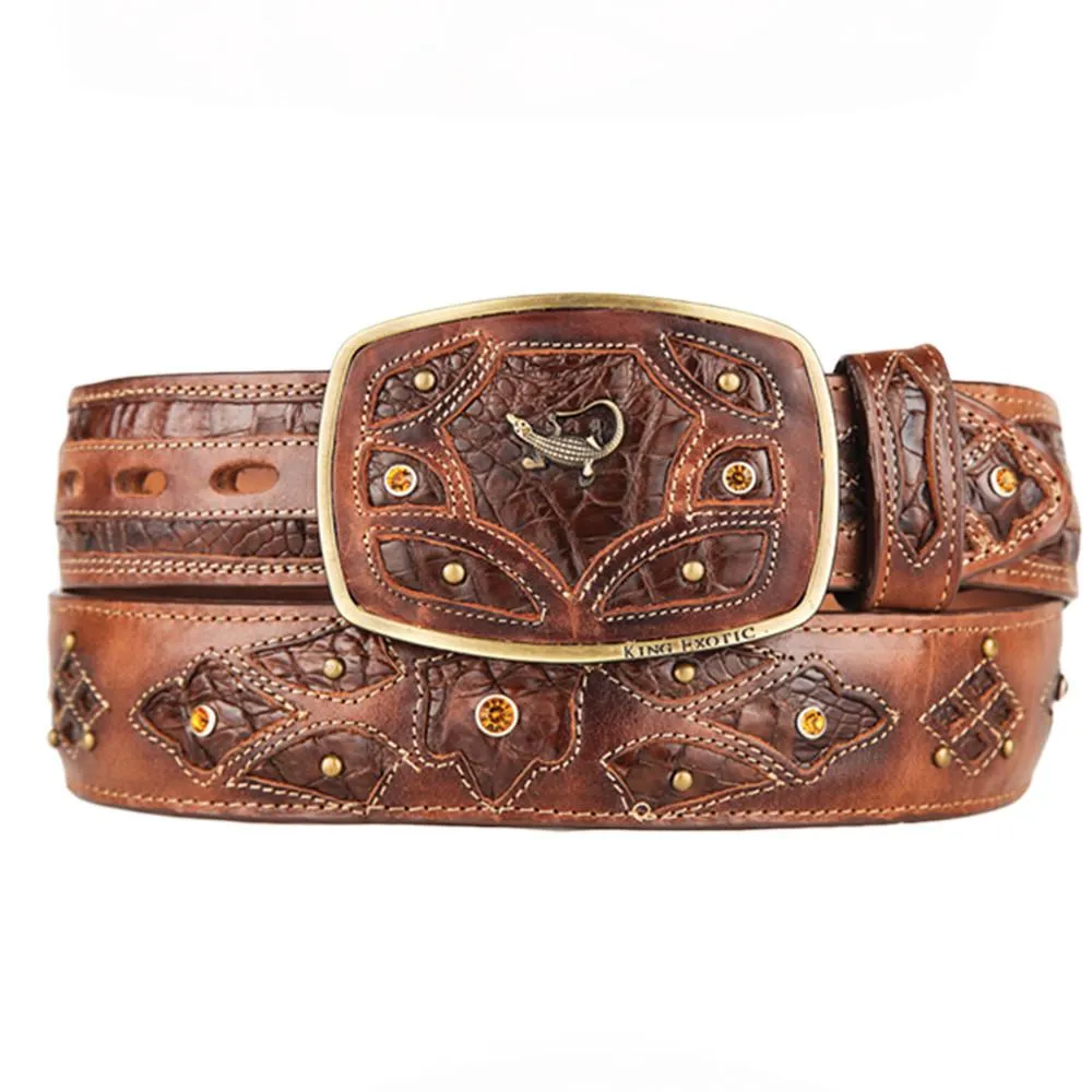Men's Caiman Western Fashion Belts