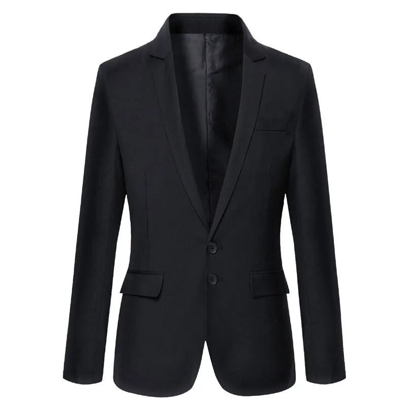 Mens Casual Cotton Suit Blazer