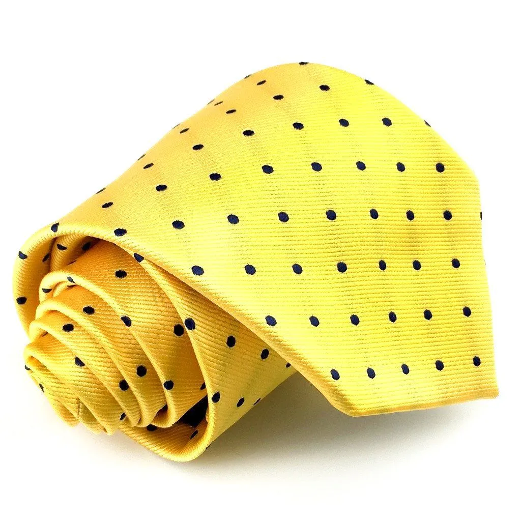 Mens Fashion Tie Polka Dot Formal Jacquard Woven Neckties