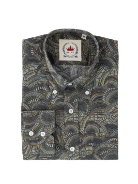 Men's Limited production Grey patterned shirt - LR-8