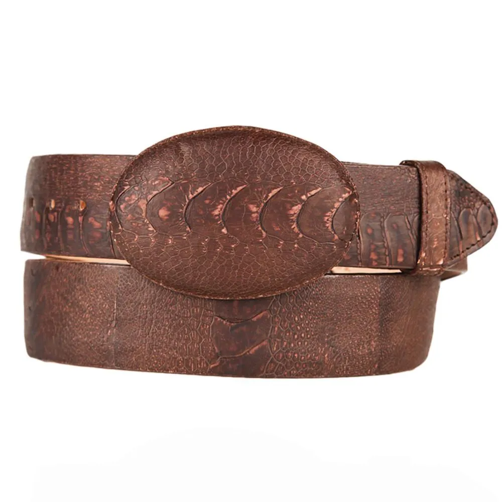 Men's Ostrich Leg Grasso Western Belt C11UG05