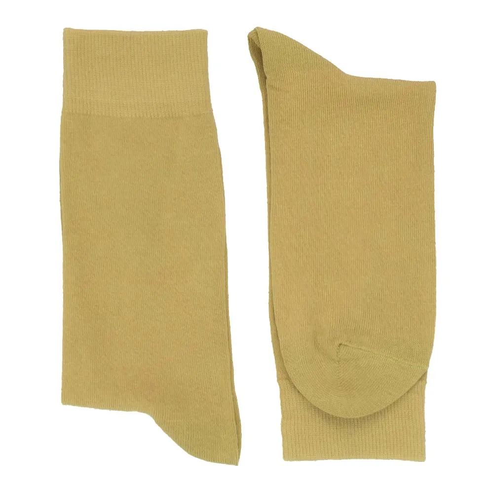Men's Pale Gold Socks