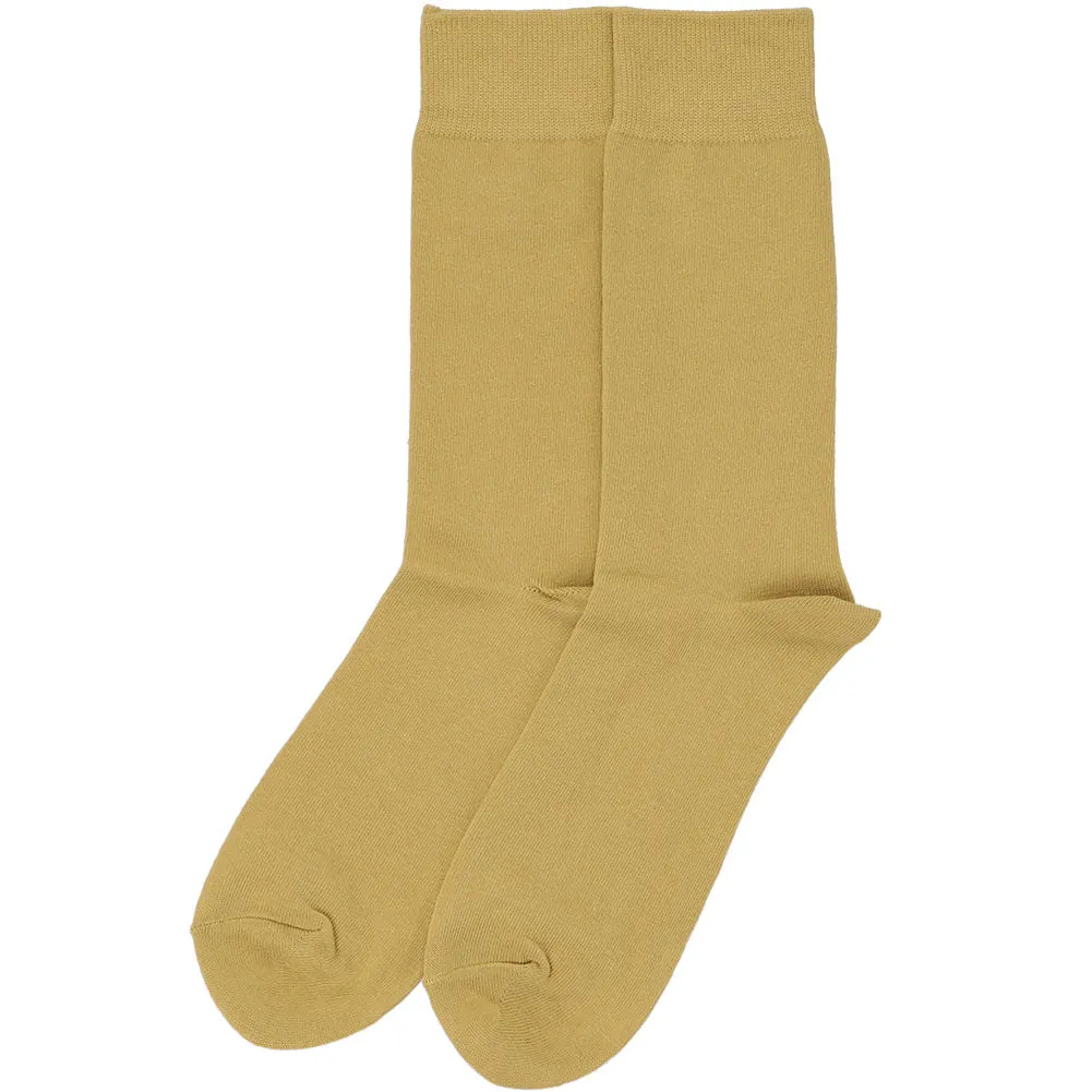 Men's Pale Gold Socks