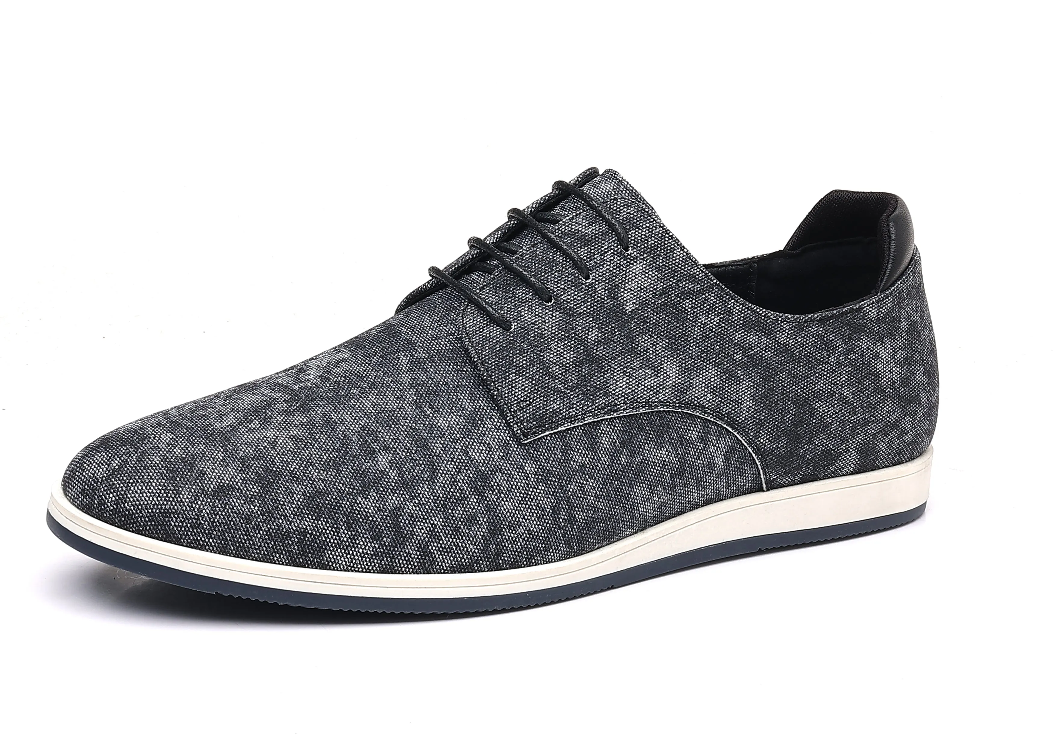 Men's Plain Toe Denim Oxfords