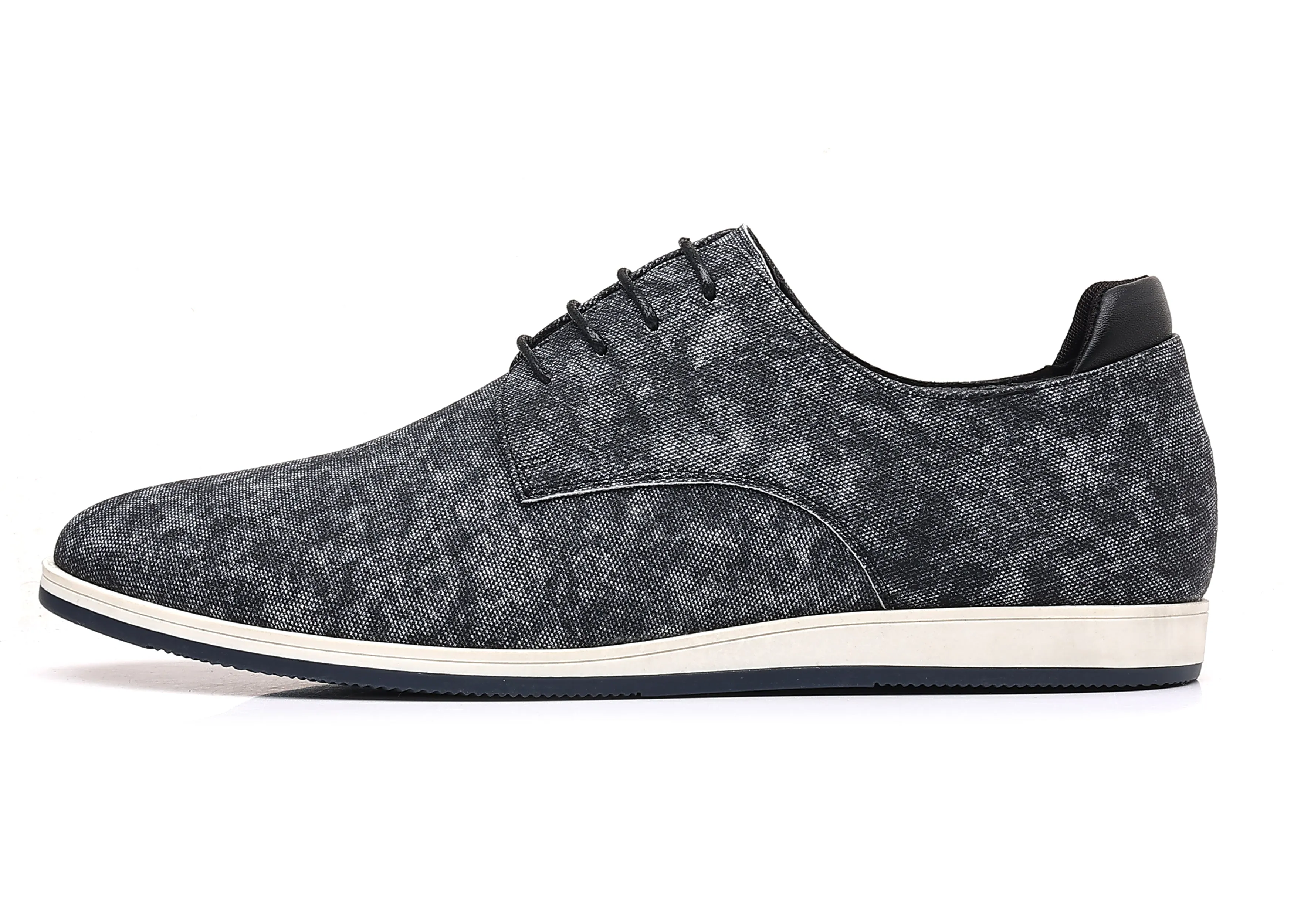 Men's Plain Toe Denim Oxfords