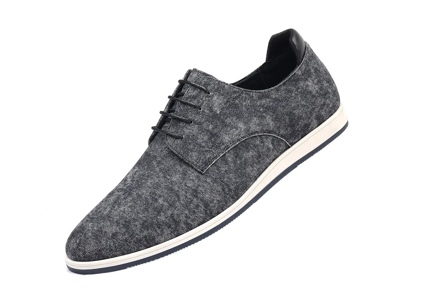 Men's Plain Toe Denim Oxfords