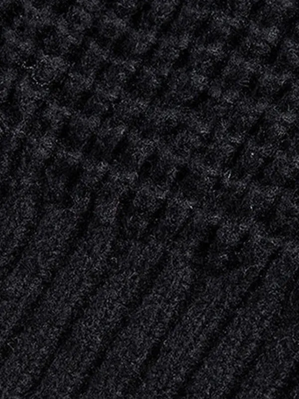 Men's Solid Color Round Neck Knitted Sweater