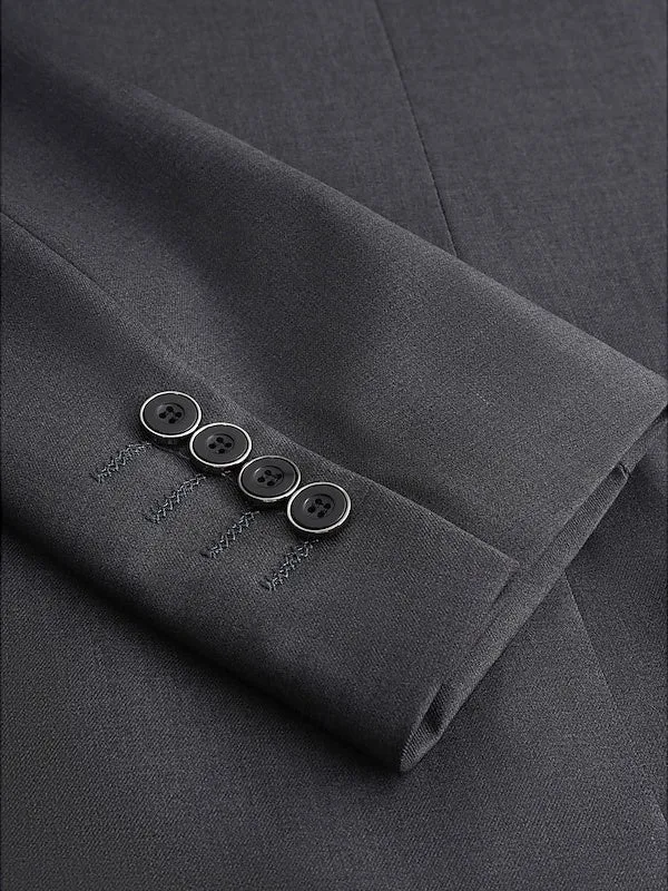 Men's Solid Coloured Daily Business Plus Size Single Breasted Two-buttons 2 Piece Wedding Suits