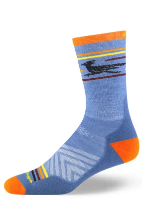 Men's Surf Roadrunner Ultra-Lightweight Cushioned Wool Socks