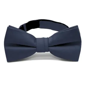 Navy Blue Cotton/Silk Bow Tie