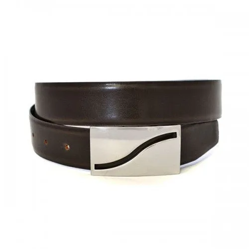 OAKLEY - Mens Brown Tapered End Leather Belt