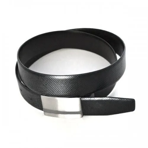 ODRAN - Mens Black Genuine Leather Belt