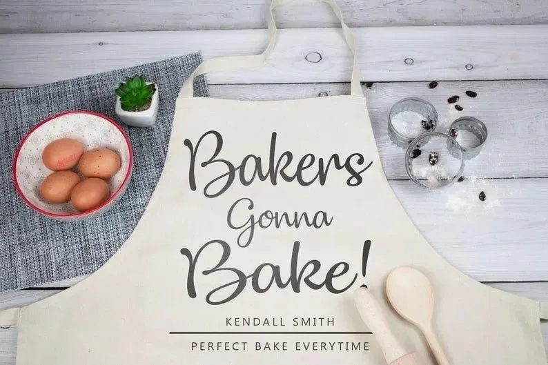 Personalised Apron, Baking Gift Personalized Apron Cooking Gift, Gifts for Her, Full Kitchen Apron, Custom Made Kitchen Apron, Kitchen,
