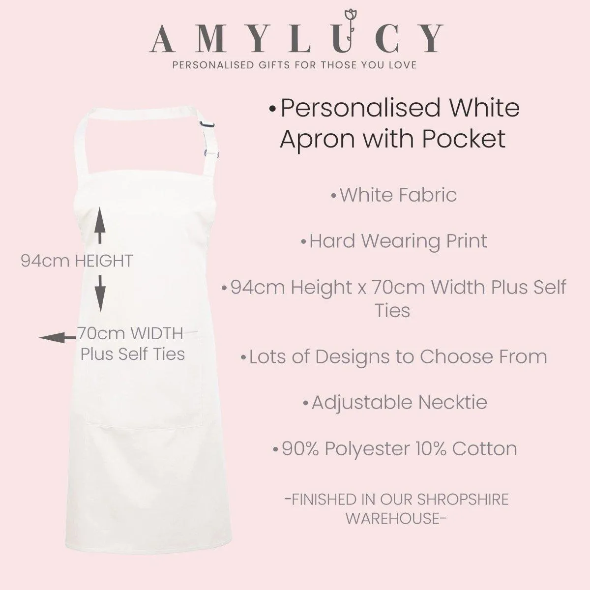 Personalised Penguin Apron, Personalised Christmas Apron, Christmas Gift for Her, Family Aprons, Matching Apron Set, Christmas Gifts