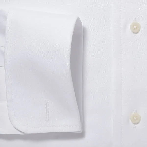 Point Collar Pinpoint French Cuff White - Tailored