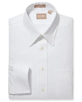 Point Collar Pinpoint French Cuff White - Tailored