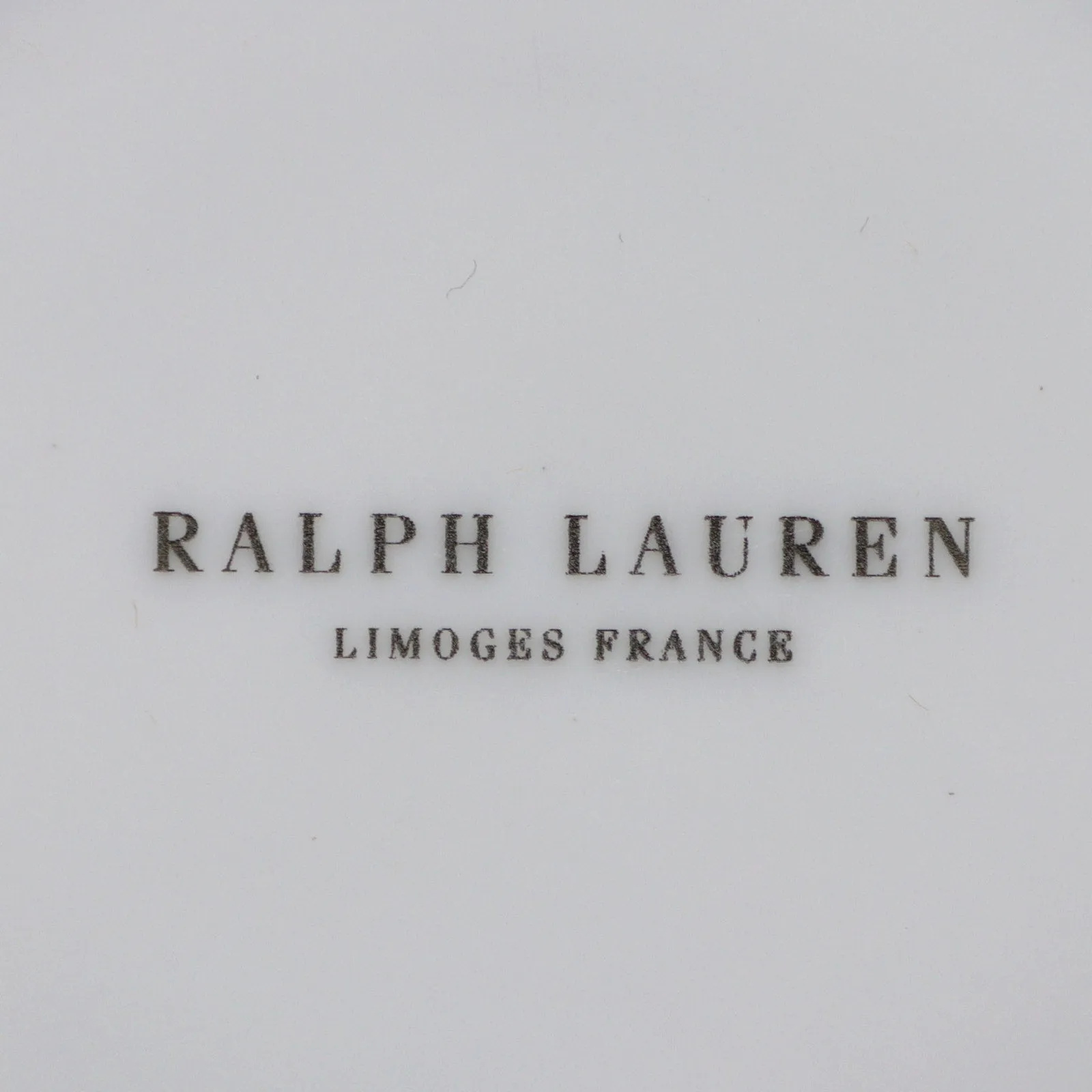 Ralph Lauren Belcourt Bernardaud Limoges 5 oz Flat Cup Saucer Set France New