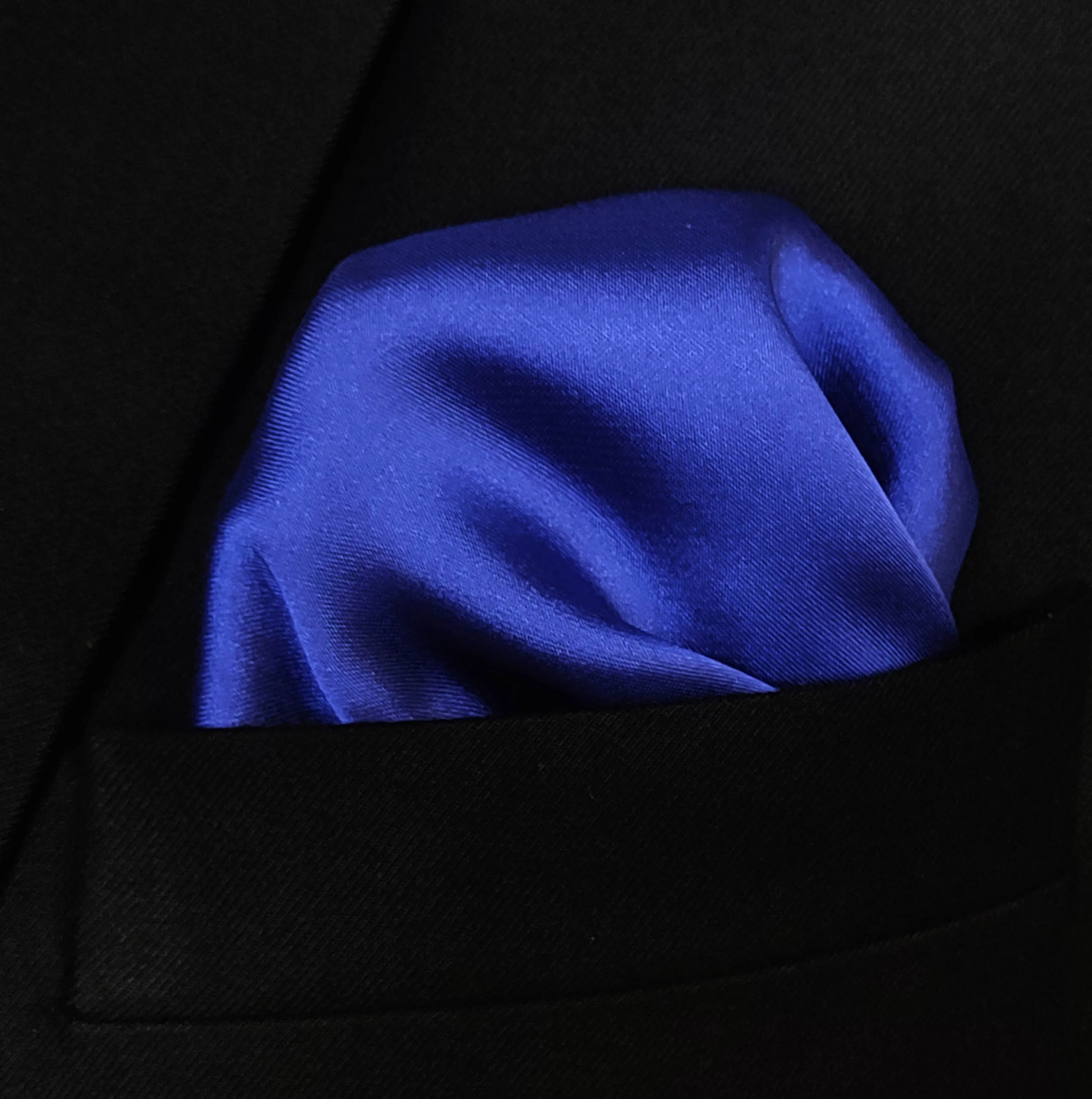 ROYAL BLUE - SILK Pocket squares