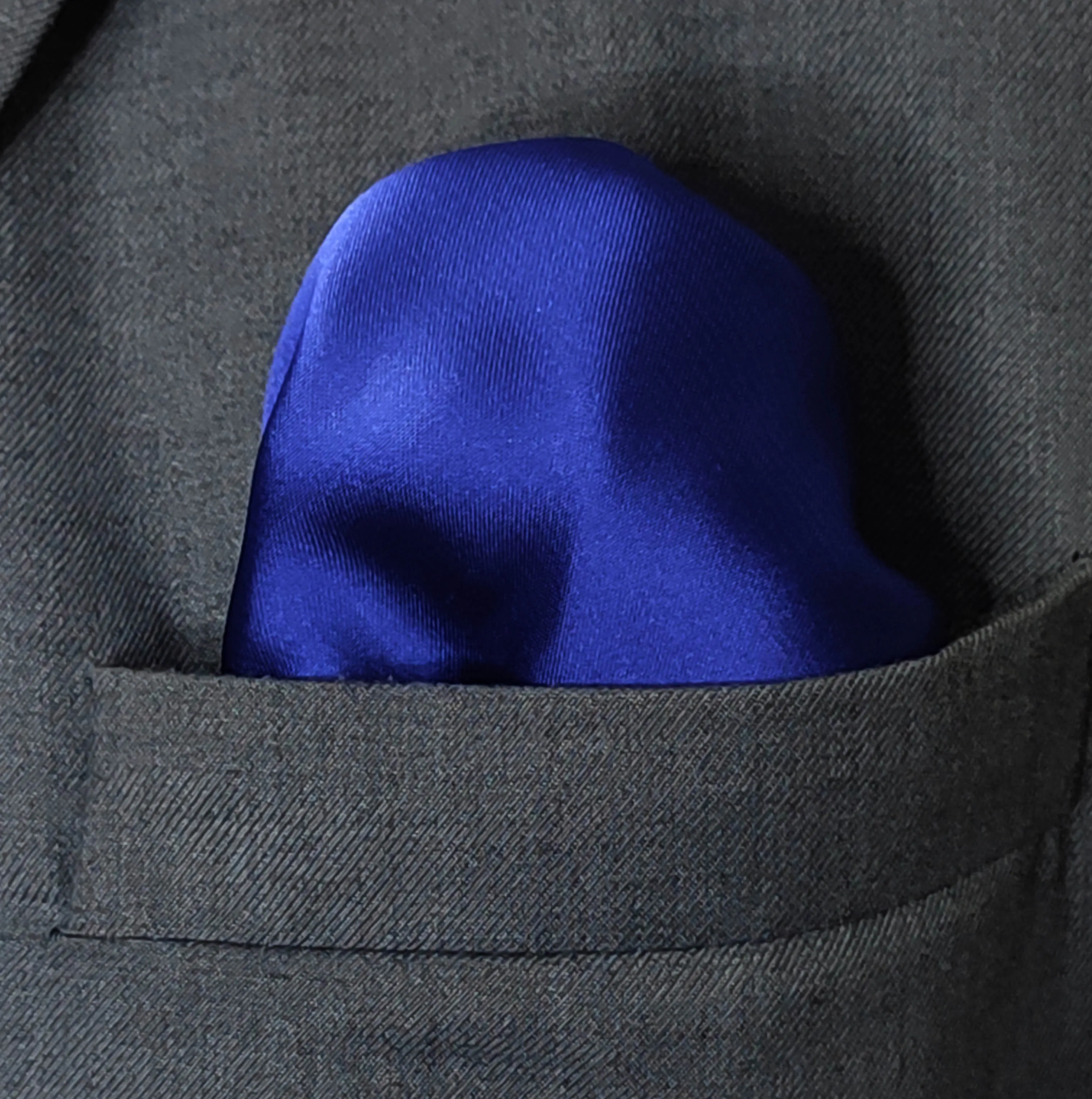 ROYAL BLUE - SILK Pocket squares