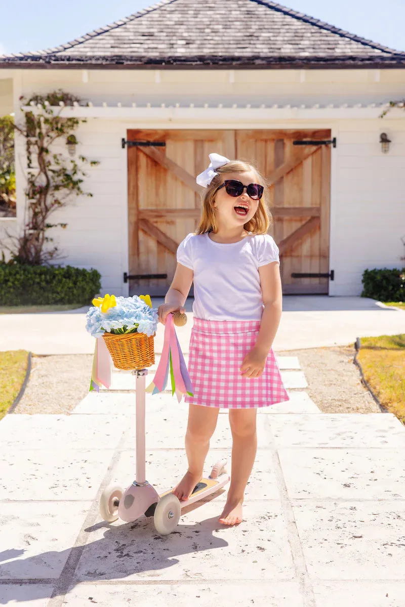 Searcy Skort Hamptons Hot Pink Gingham