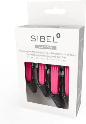 Sibel Gator Clips 4Pk Mixed Sizes