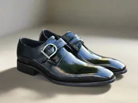 Signature Buckle Monk Strap Shoe