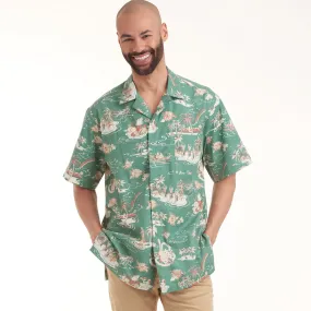 Simplicity 9157 Men's Open Pointed Collar Shirts pattern