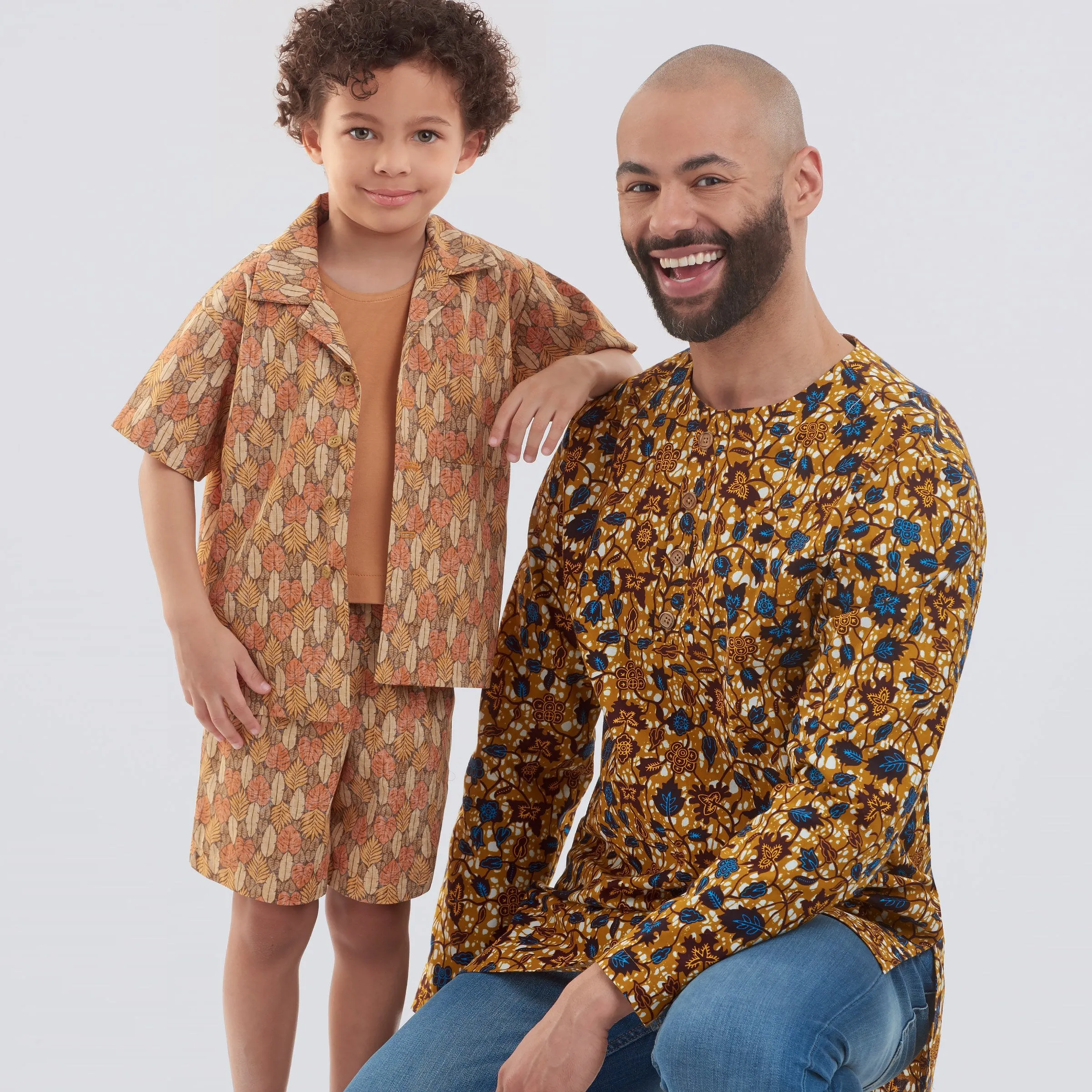 Simplicity 9158 Men's Half Buttoned Shirts Pattern