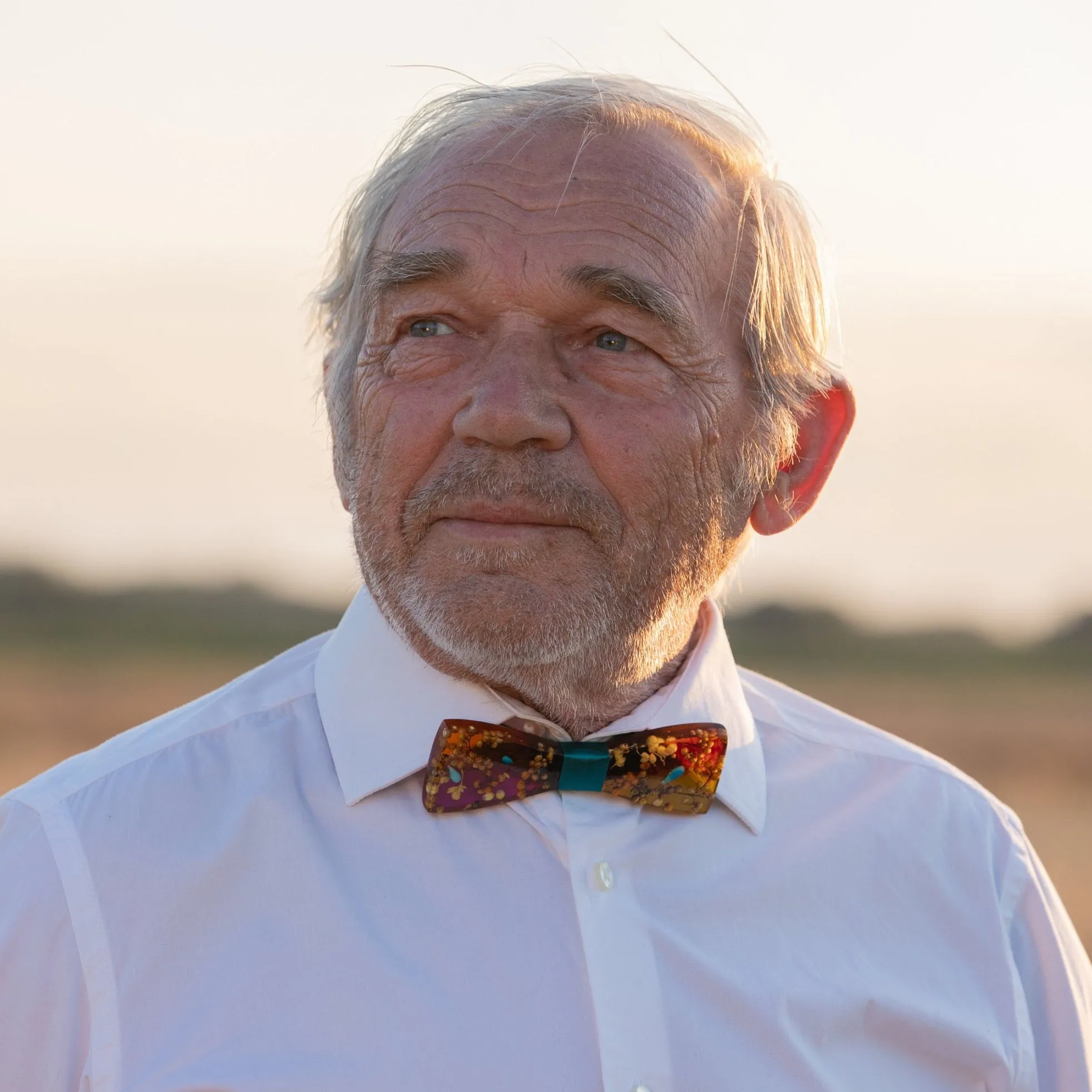 Smaragd autumn bow tie