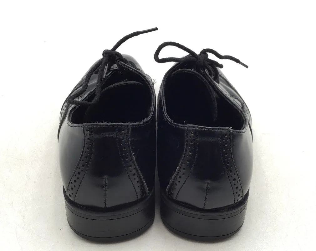 Stacy Adams Men's Adler Black Leather Wingtip Oxford Dress Shoes - Size 8M