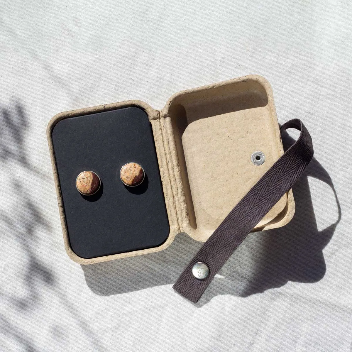 Sterling Silver Atlas Cufflinks - Bring Your Own Stone