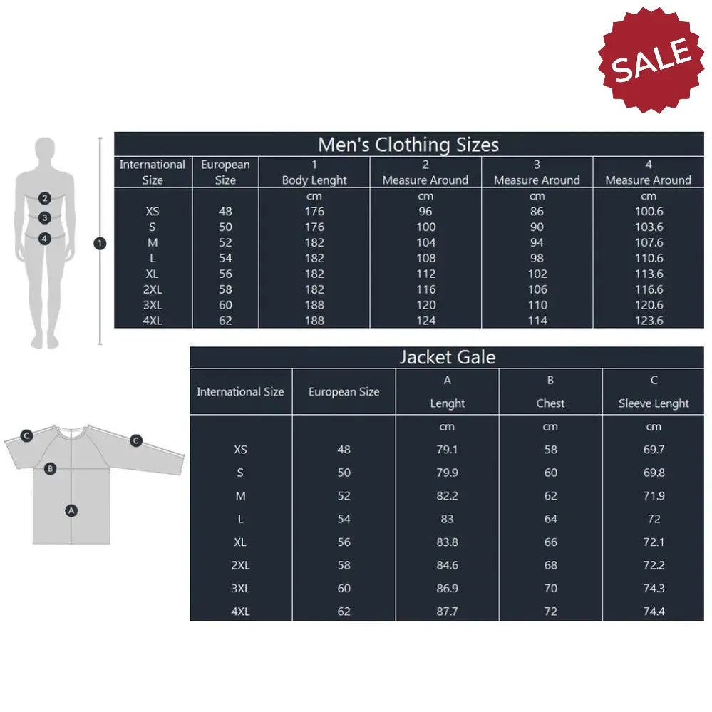 Suit FHM Gale (Print Blue Jacket & Grey Pants) 3XL