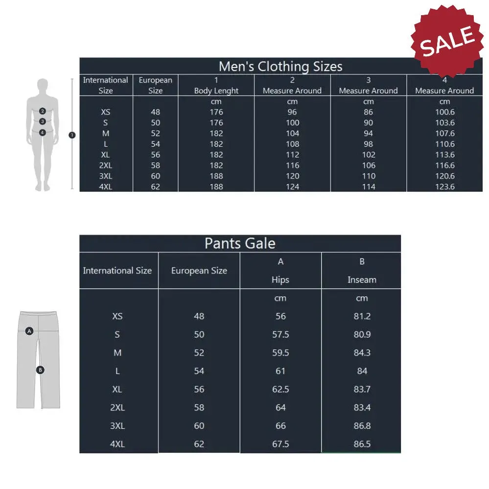 Suit FHM Gale (Print Blue Jacket & Grey Pants) 3XL