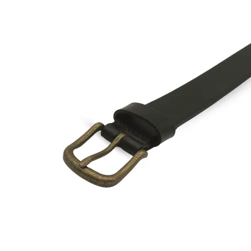 TOBEN - Mens Black Genuine Leather Dress Belt