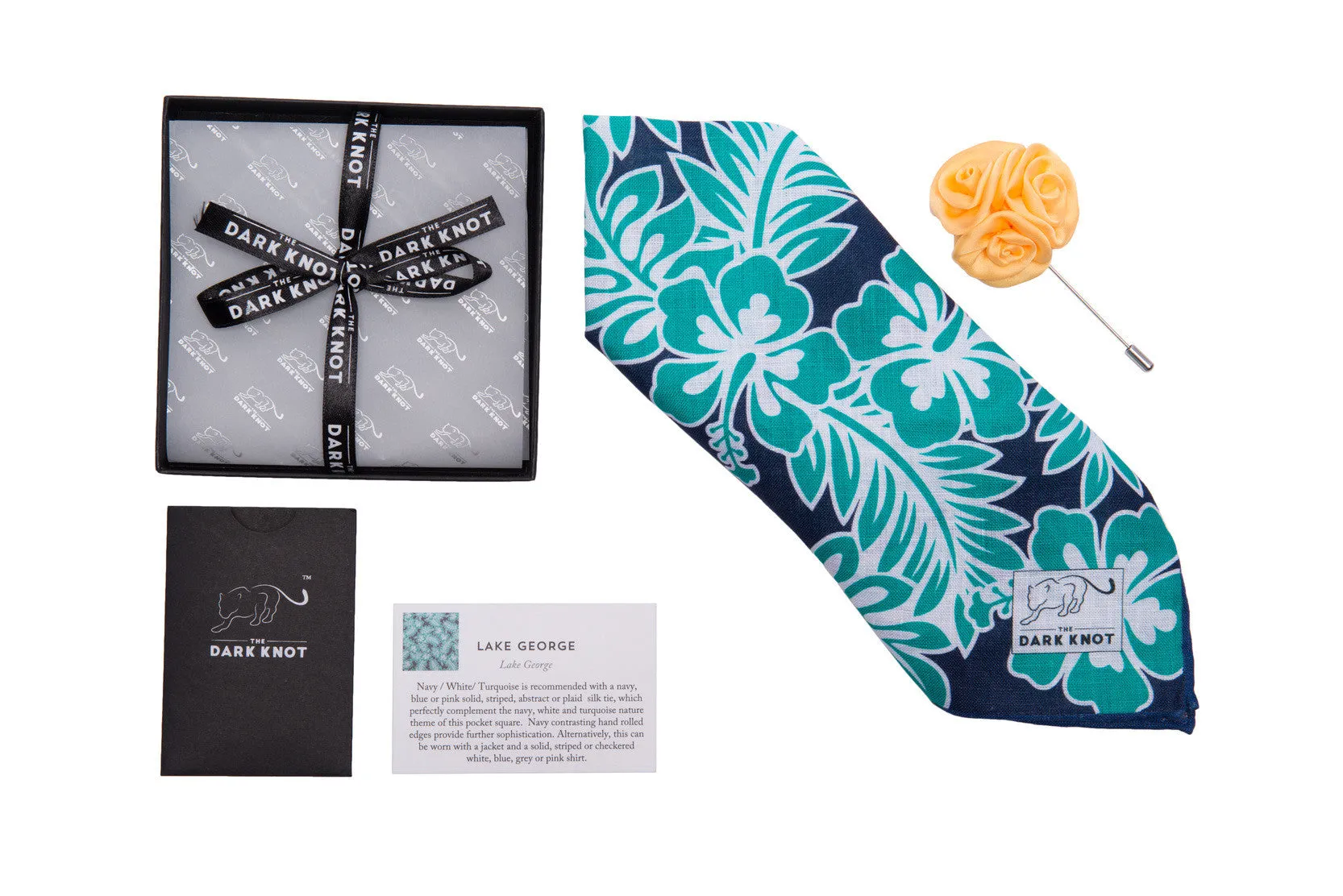 Two Ties and One Pocket Square Starter Kit