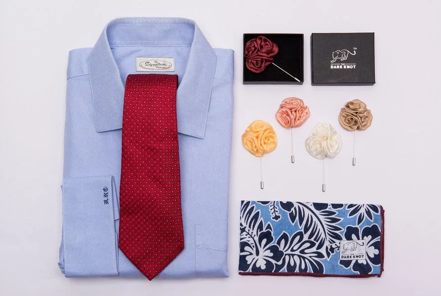 Two Ties and One Pocket Square Starter Kit