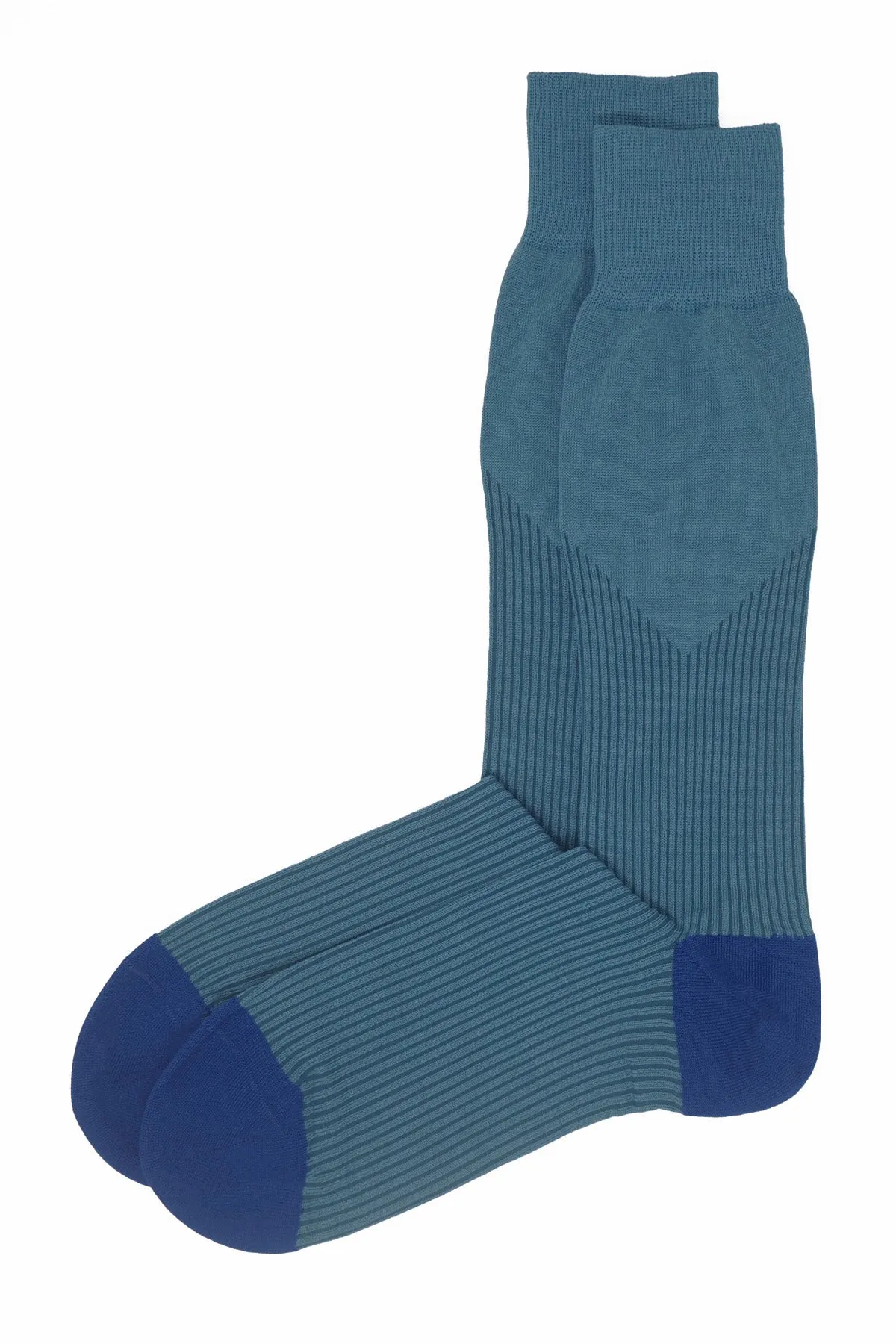 V-Stripe Men's Socks - Blue