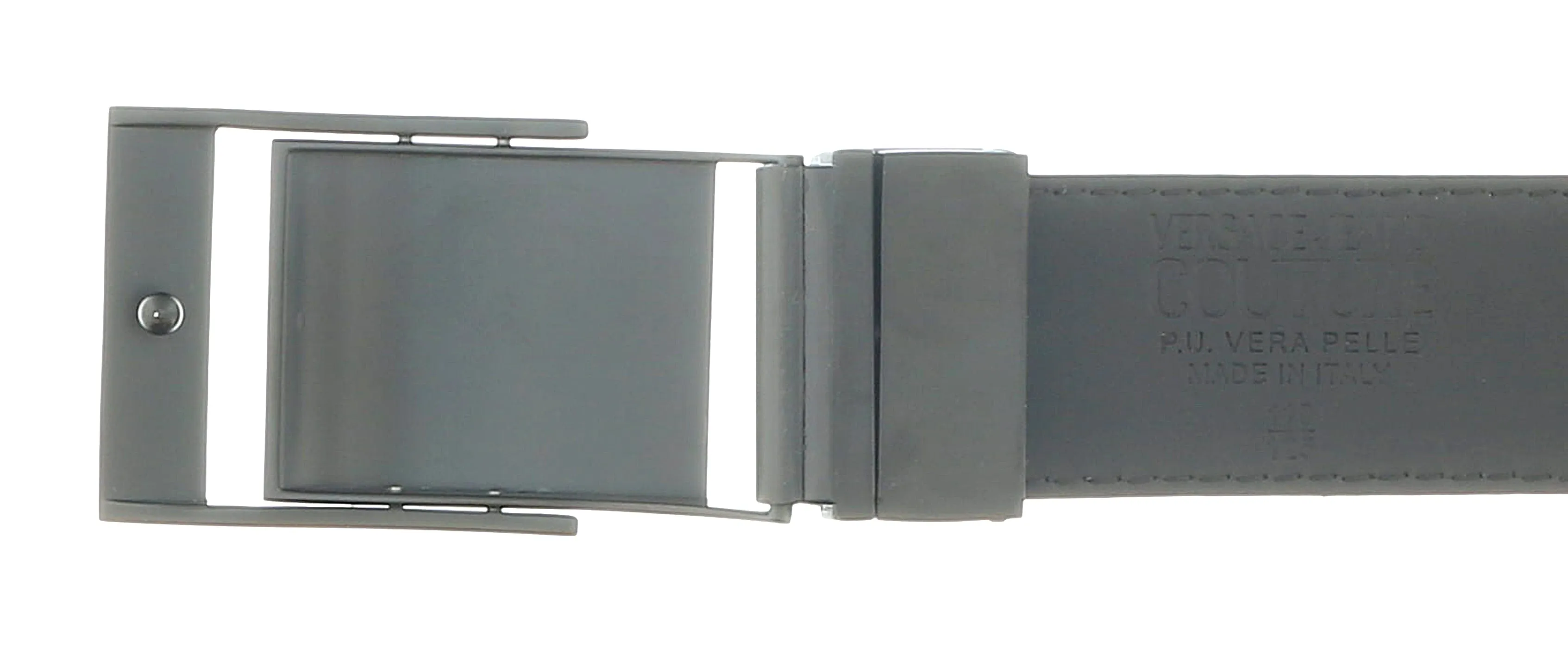 Versace Jeans Couture Rectaangular Buckle Adjustable Reversible Mens Belt-28-44