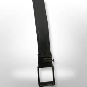 Vintage brown leather mens belt