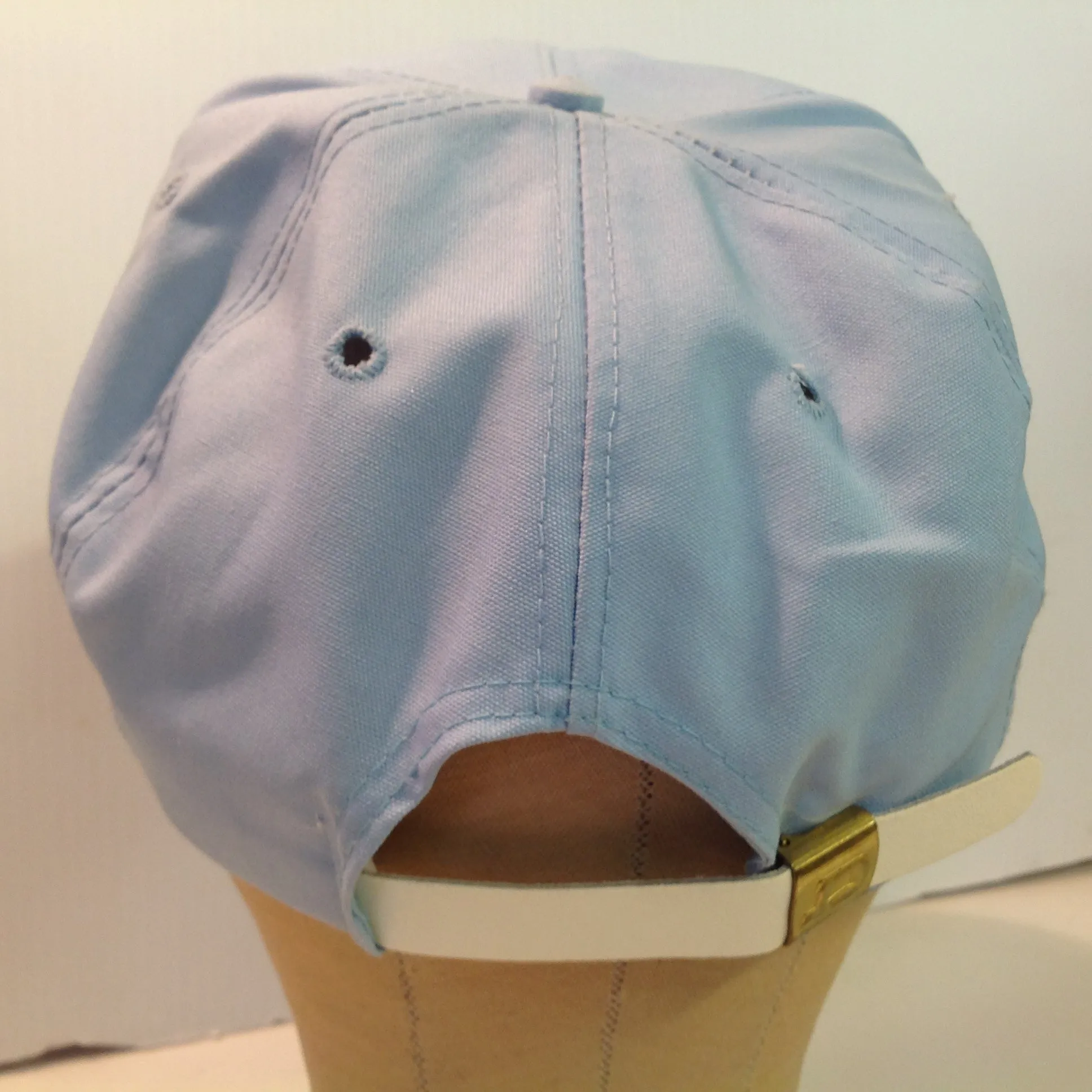 Vintage Derby Cap Hilltop Golf Course Tournament Souvenir Baby Blue Baseball Cap