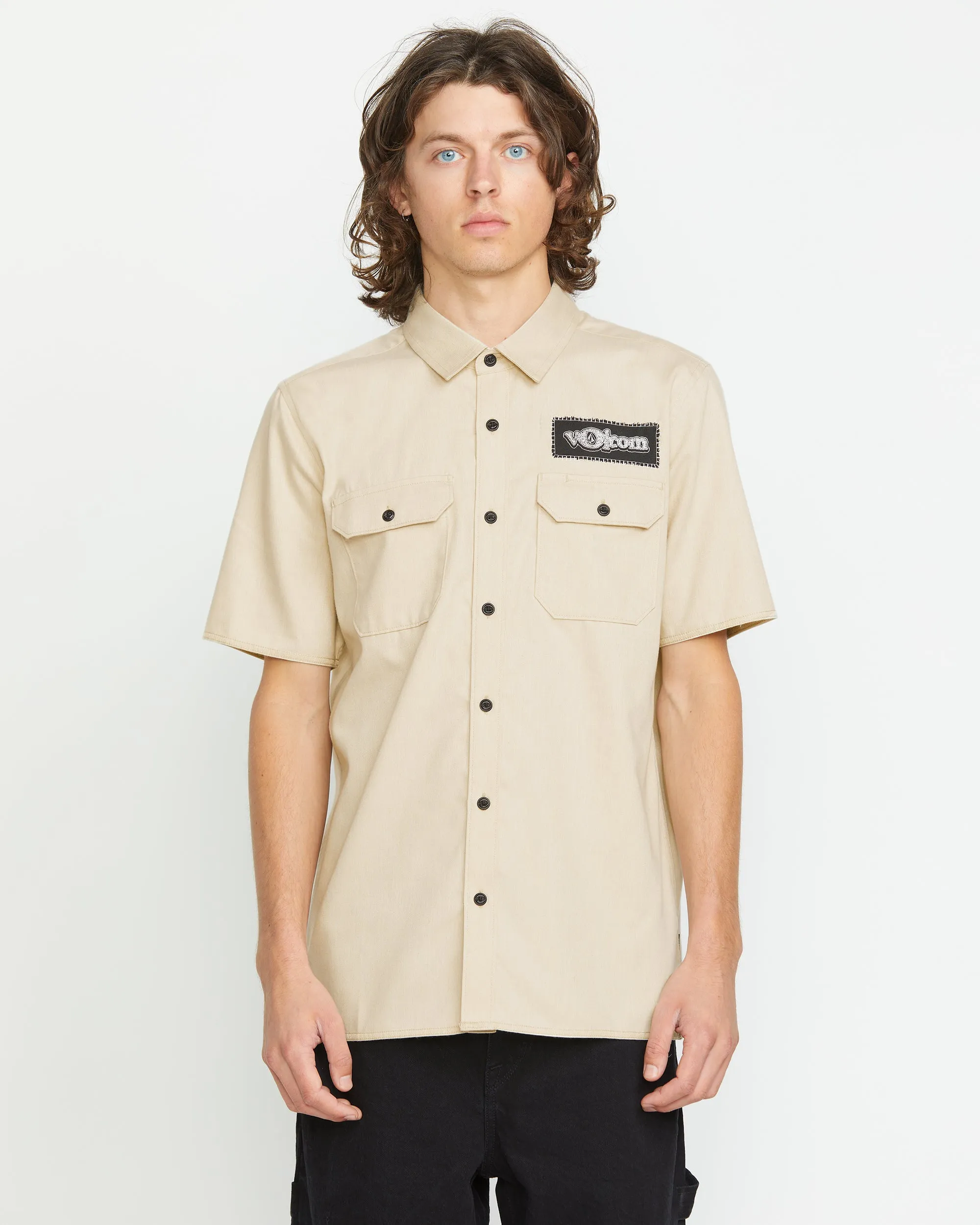 Volcom Ent Shirt - PALE KHAKI