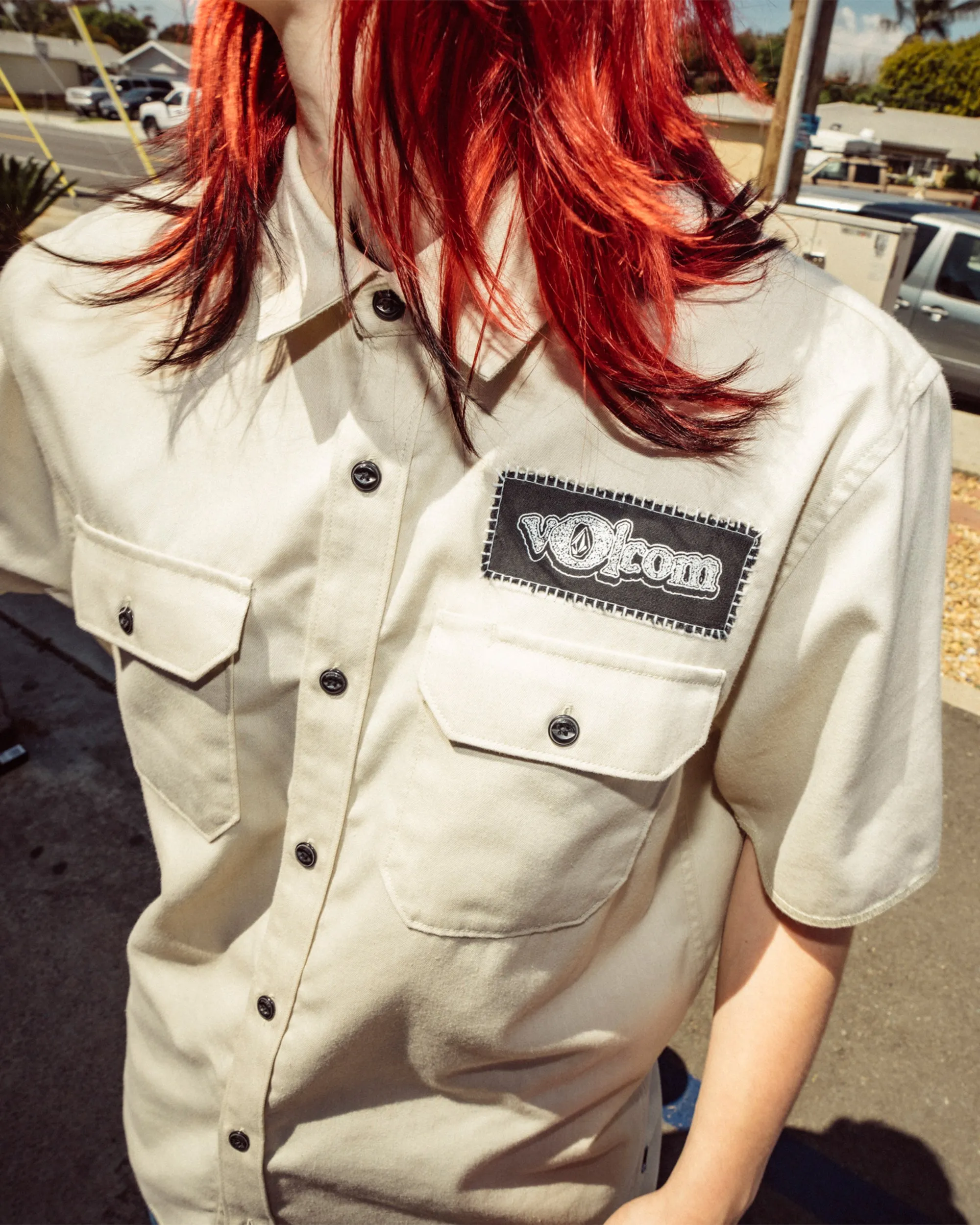 Volcom Ent Shirt - PALE KHAKI