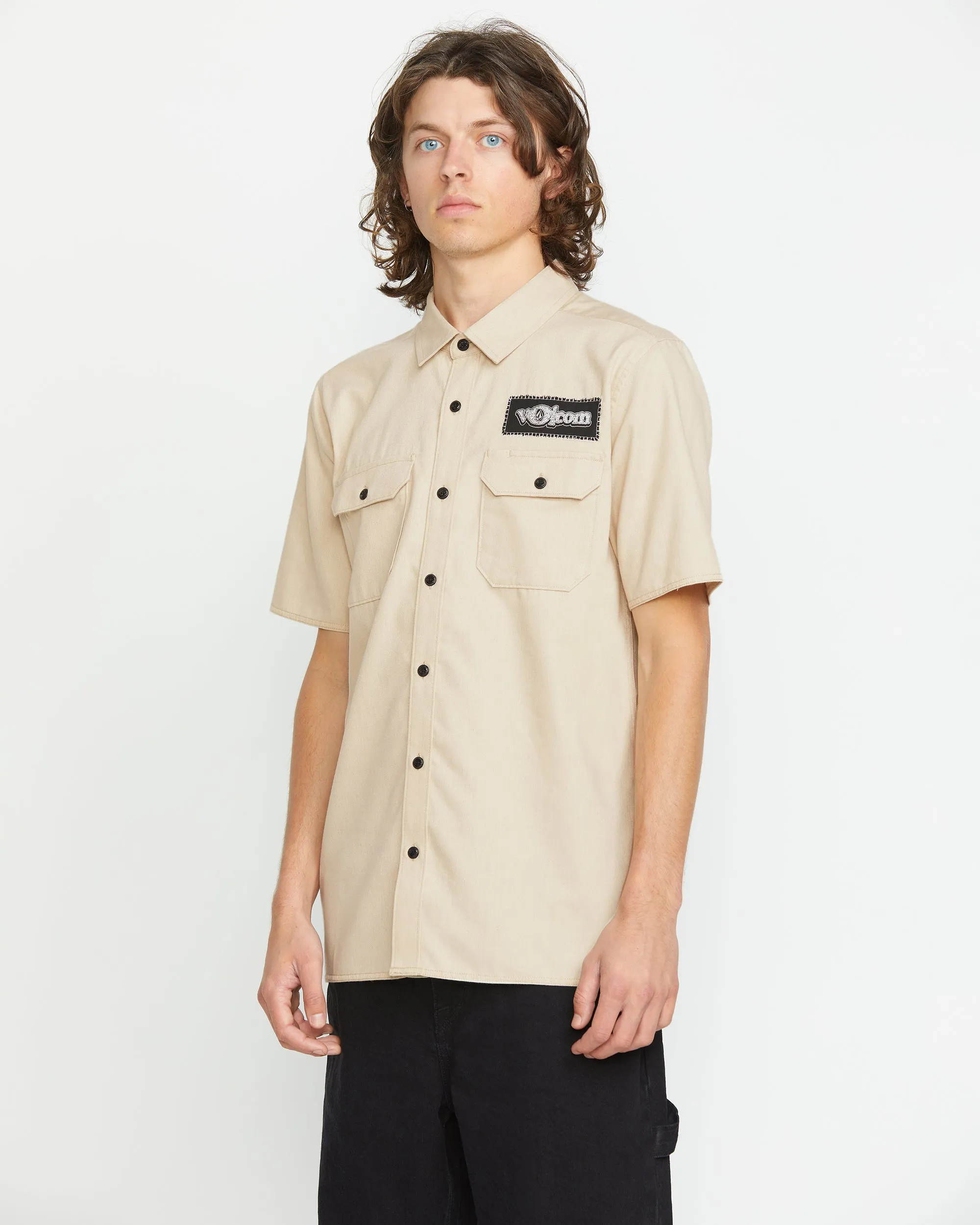 Volcom Ent Shirt - PALE KHAKI