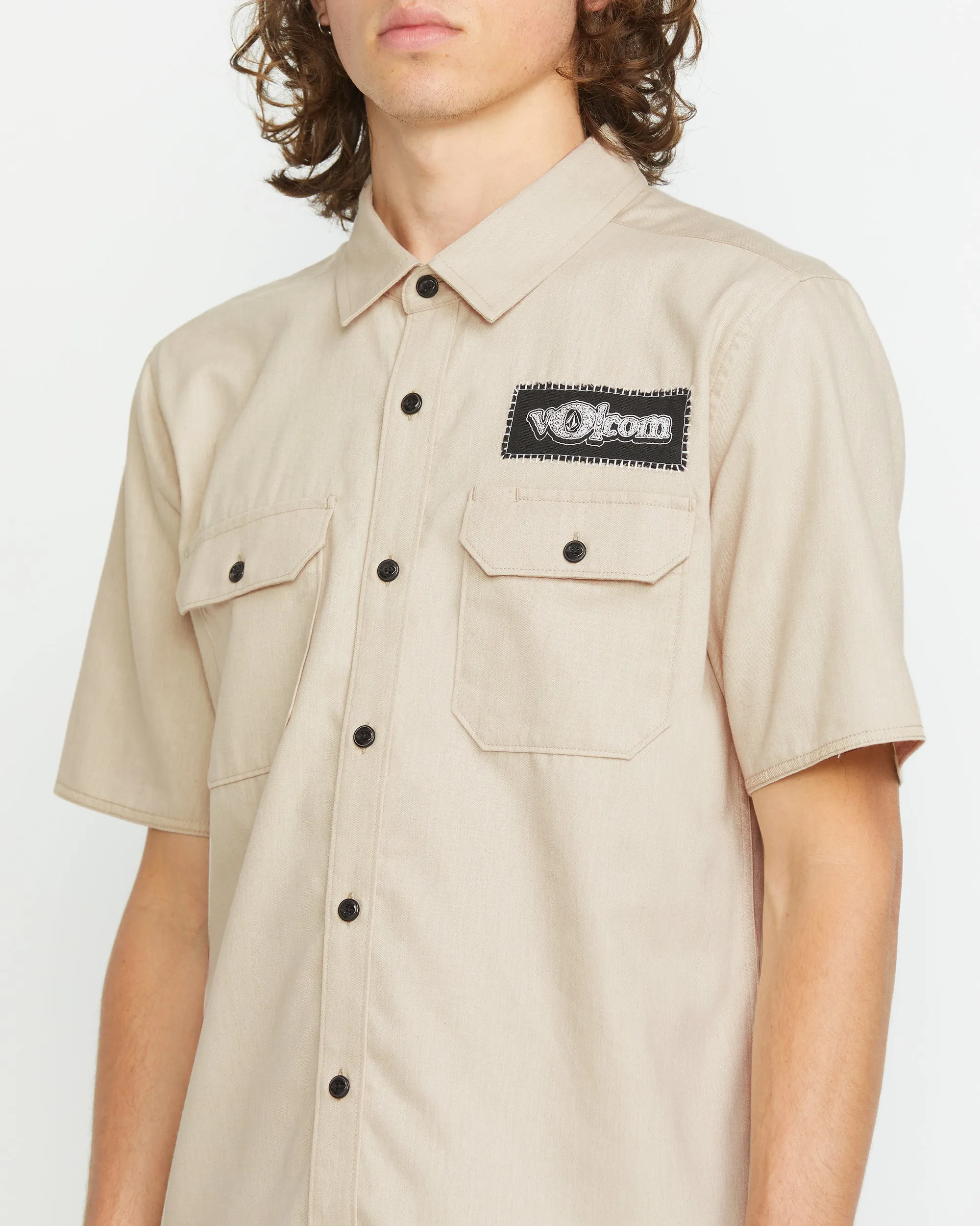Volcom Ent Shirt - PALE KHAKI