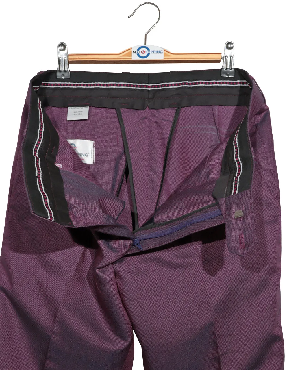 Wine and Blue Two Tone Suit